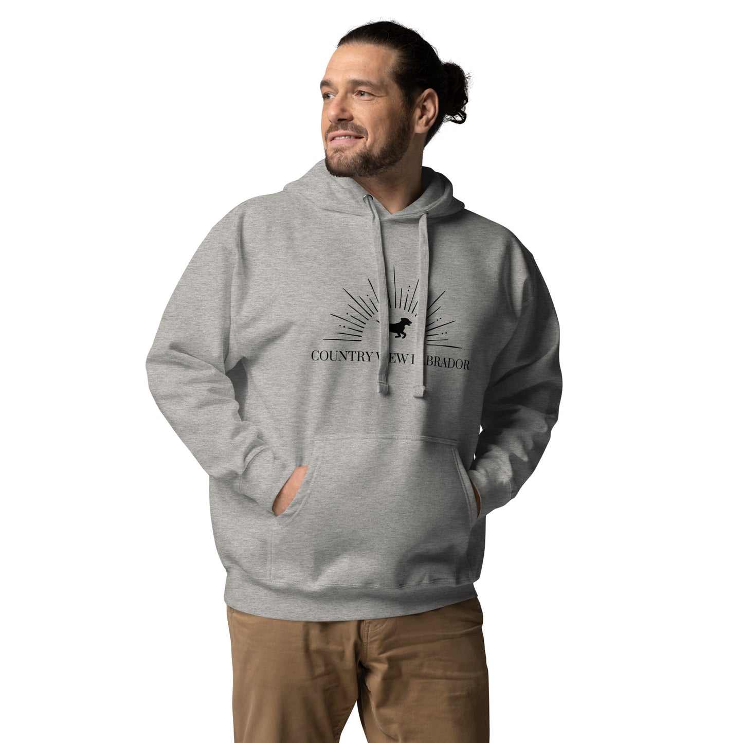 Country View Labrador - Men's Hoodie